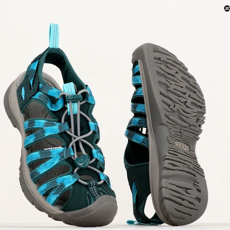 Keen Whisper Sea Moss дамски сандали за трекинг, сини 1027362 18