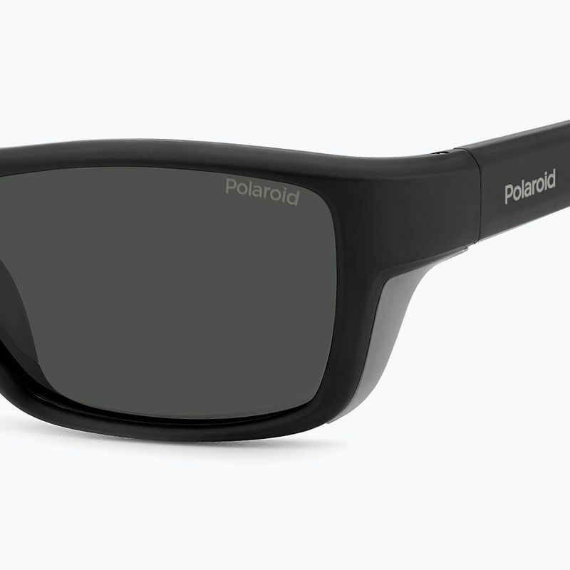 Polaroid PLD 7046/S черни сиви/сиви поляризирани мъжки слънчеви очила 5