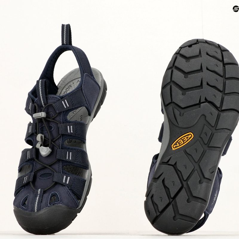 KEEN Clearwater CNX sky captain/black мъжки сандали за трекинг 17