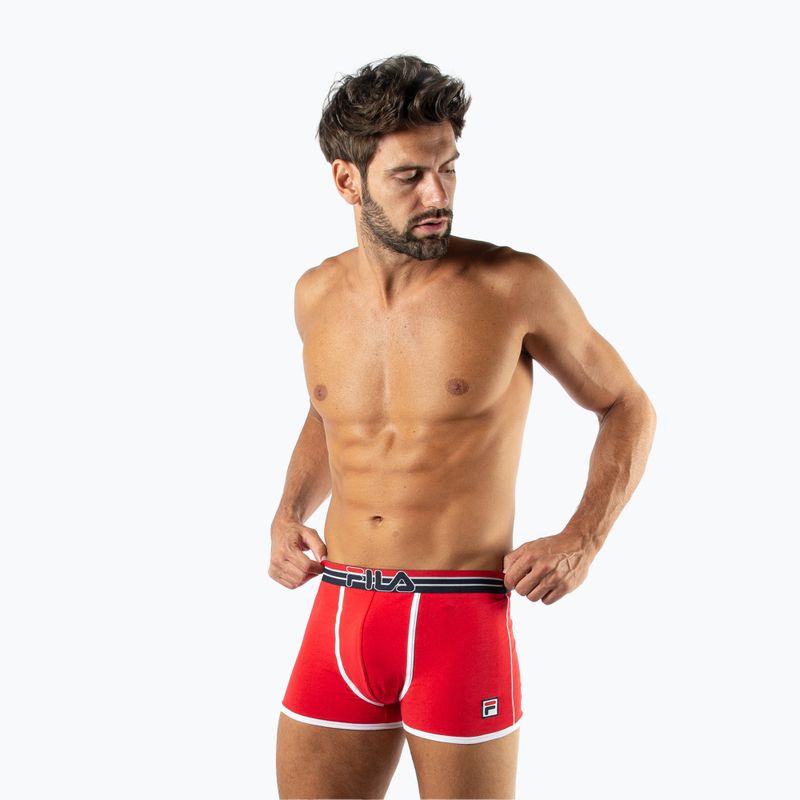 Мъжки боксерки FILA FU5077 червени 4