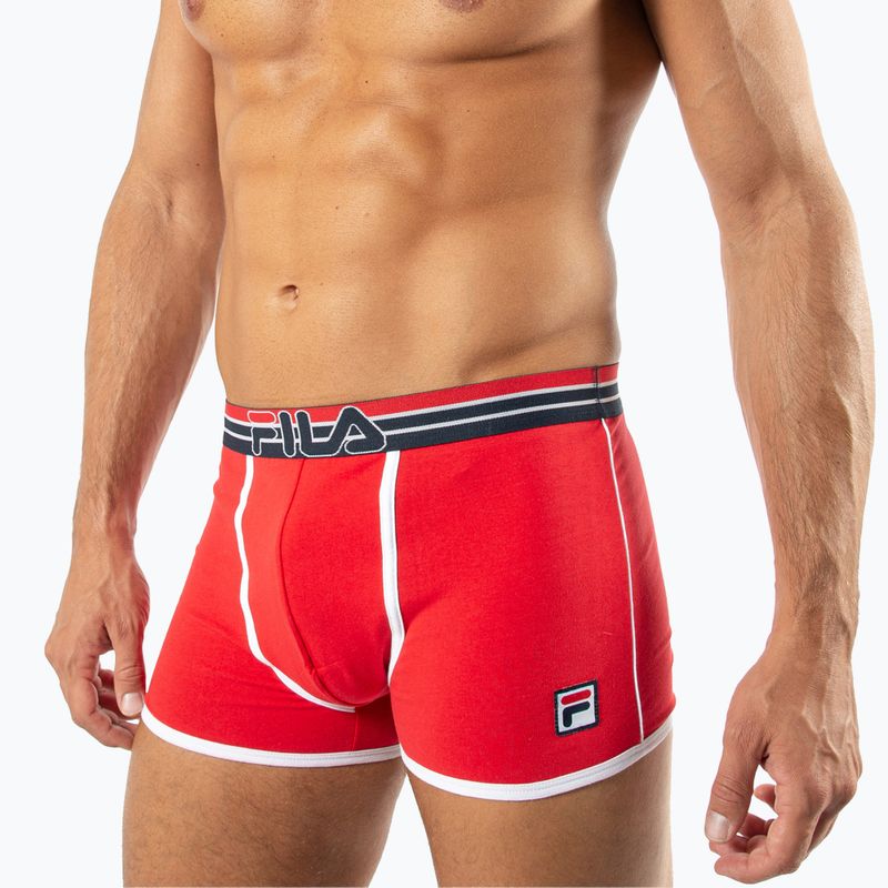 Мъжки боксерки FILA FU5077 червени 6