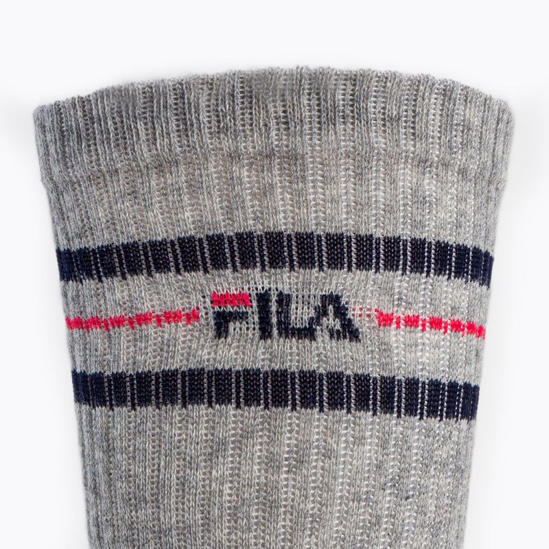 Чорапи за тенис FILA F9092 grey 4