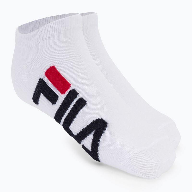 Fila Unisex Invisible 2 Pack чорапи бели