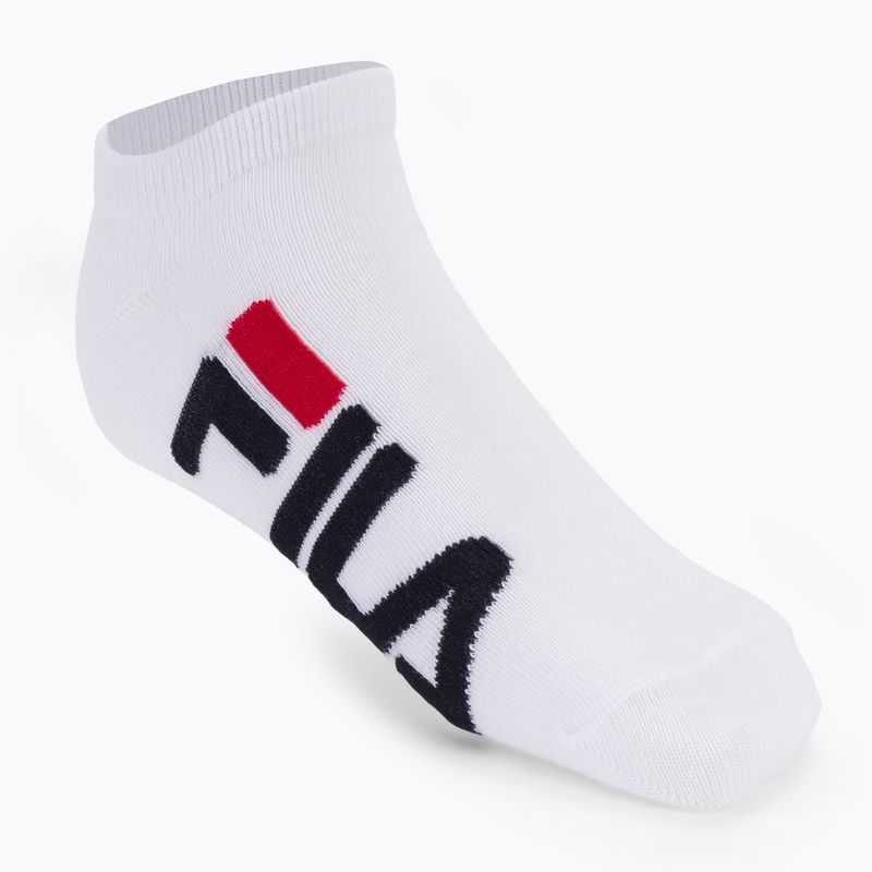 Fila Unisex Invisible 2 Pack чорапи бели 2