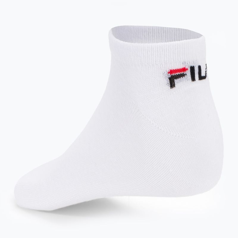 FILA Unisex Invisble Plain 3 Pack чорапи бели 3