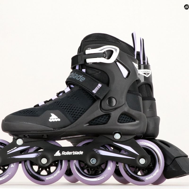 Rollerblade Macroblade 84 дамски ролкови кънки черни и лилави 07370900 19