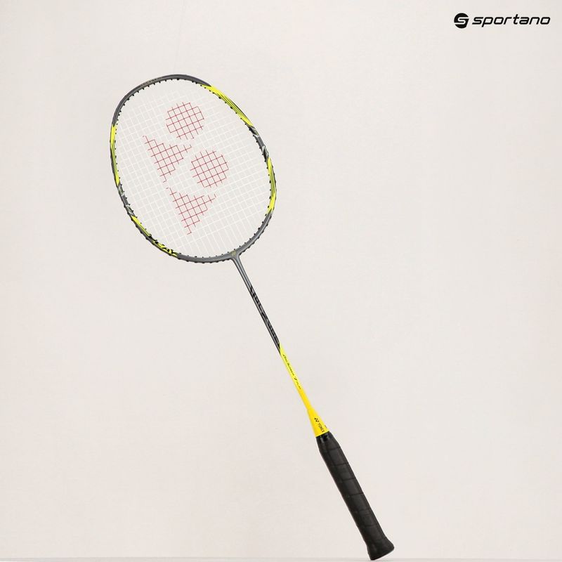 Ракета за бадминтон YONEX Arcsaber 7 Play bad. сиво-жълта BAS7PL2GY4UG5 8