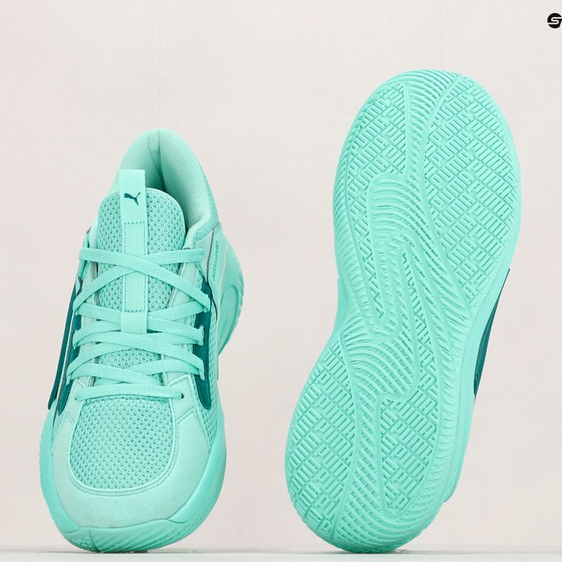 Мъжки баскетболни обувки PUMA Court Rider electric peppermint/green lagoon 20