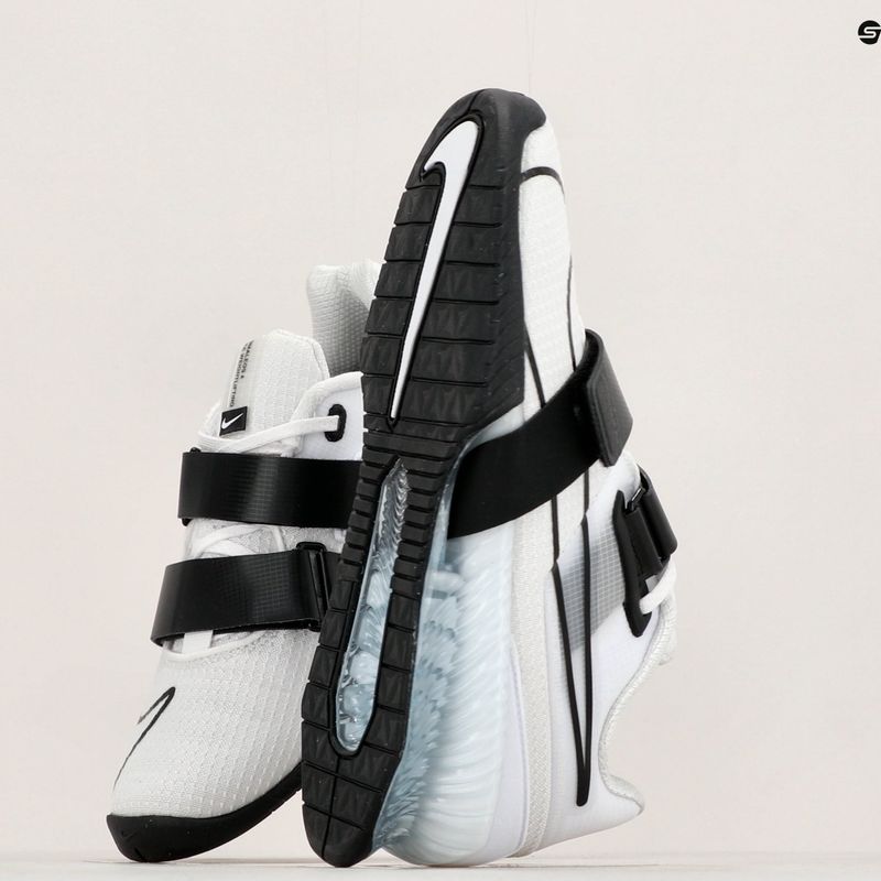 Nike Romaleos 4 бели/черни обувки за вдигане на тежести 12