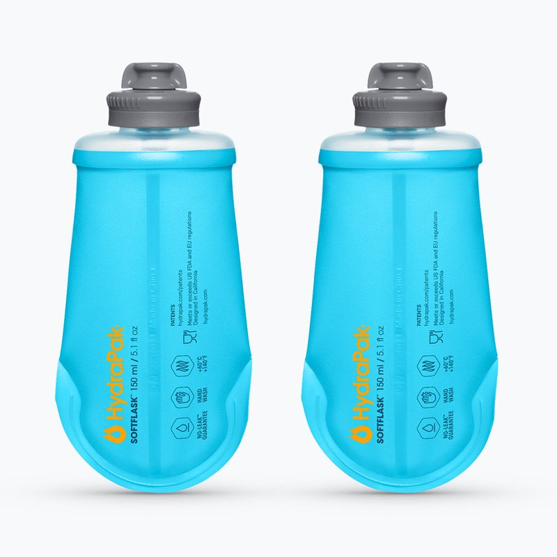 Мека бутилка Hydrapak Softflask 2 Pack Malibu Blue 2