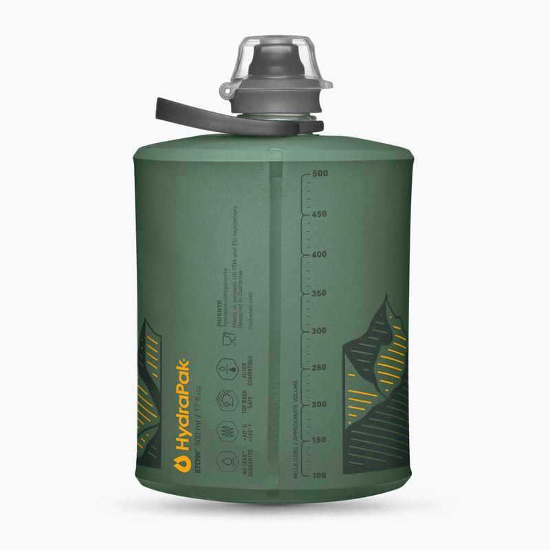 Туристическа бутилка HydraPak Stow 500 ml sage green 2