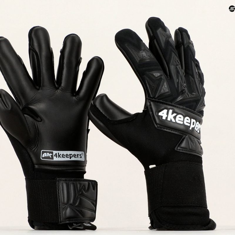 4Keepers Equip Panter Nc Jr детски вратарски ръкавици черни EQUIPPANCJR 7
