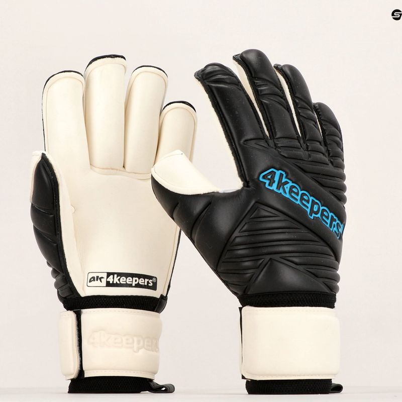 4Keepers Retro IV RF вратарски ръкавици черно-бели 4KRETROBLRF 11