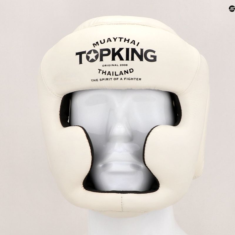 Боксов шлем Top King Full Coverage white 6