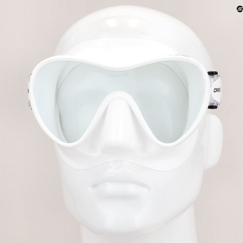 Маска за гмуркане Cressi F1 бяла ZDN283000 8