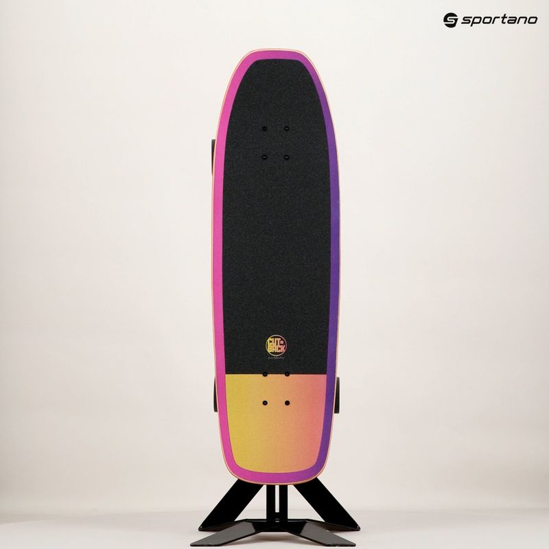 Surfskate скейтборд Cutback Techno Wave 32" черен и цветен CUT-SUR-TWA 12