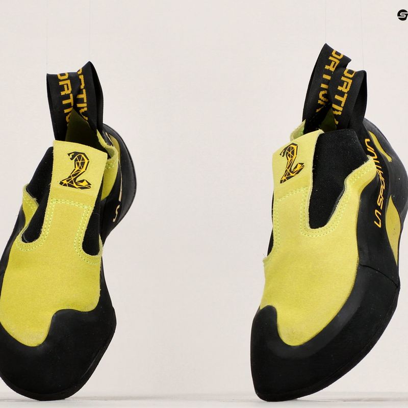 La Sportiva Cobra ябълково зелена обувка за катерене 19