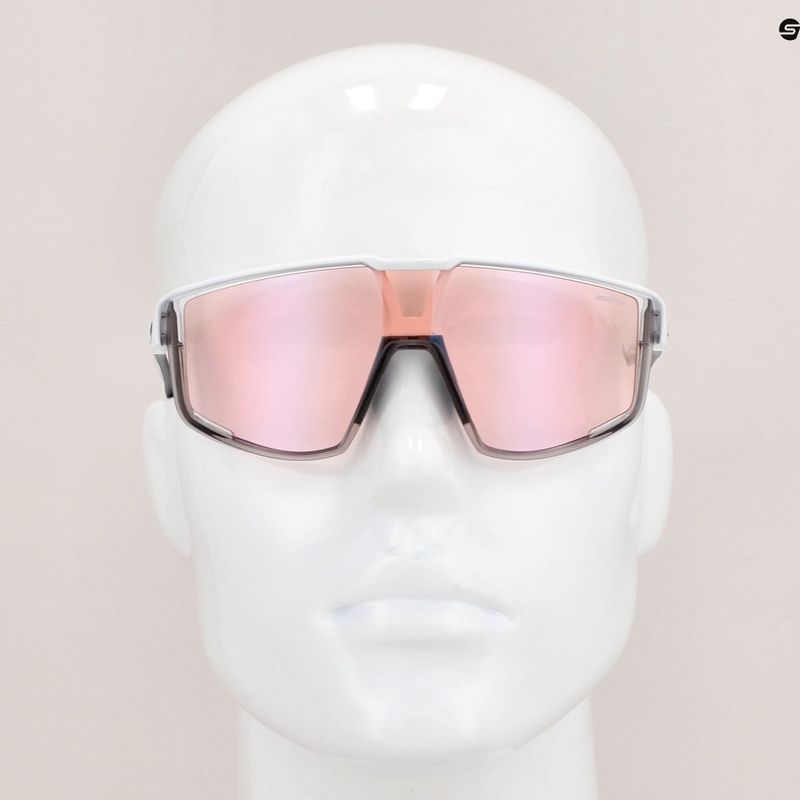 Очила за колоездене Julbo Fury Reactiv 1-3 High Contrast матово бяло/прозрачно сиво 6