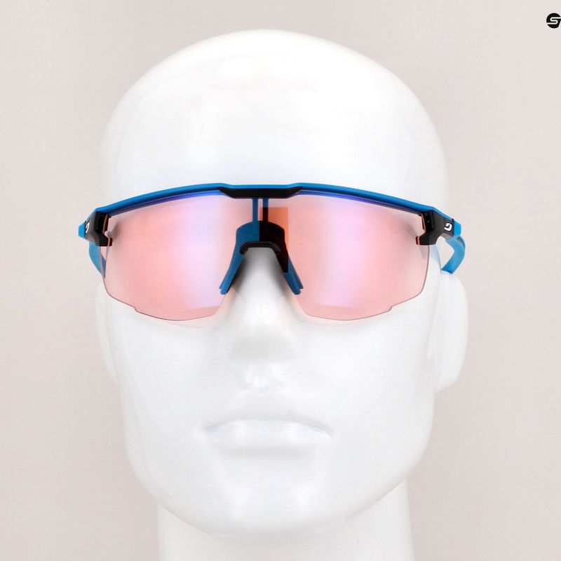 Julbo Ultimate Reactiv 1-3 High Contrast матови сини/черни очила за колоездене 9