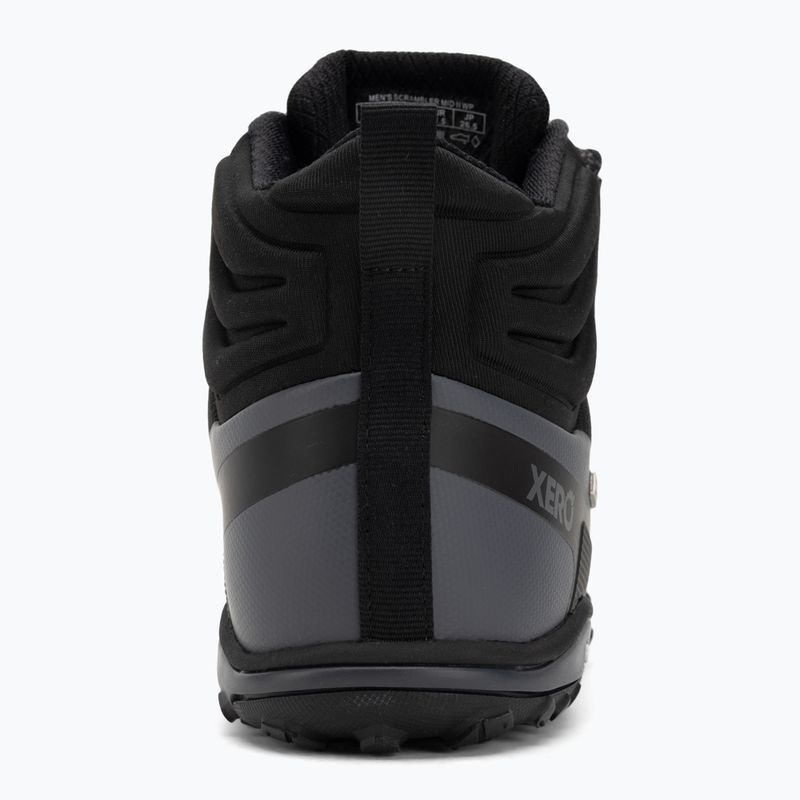 Мъжки обувки barefoot Xero Shoes Scrambler Mid II WP black/asphalt 6