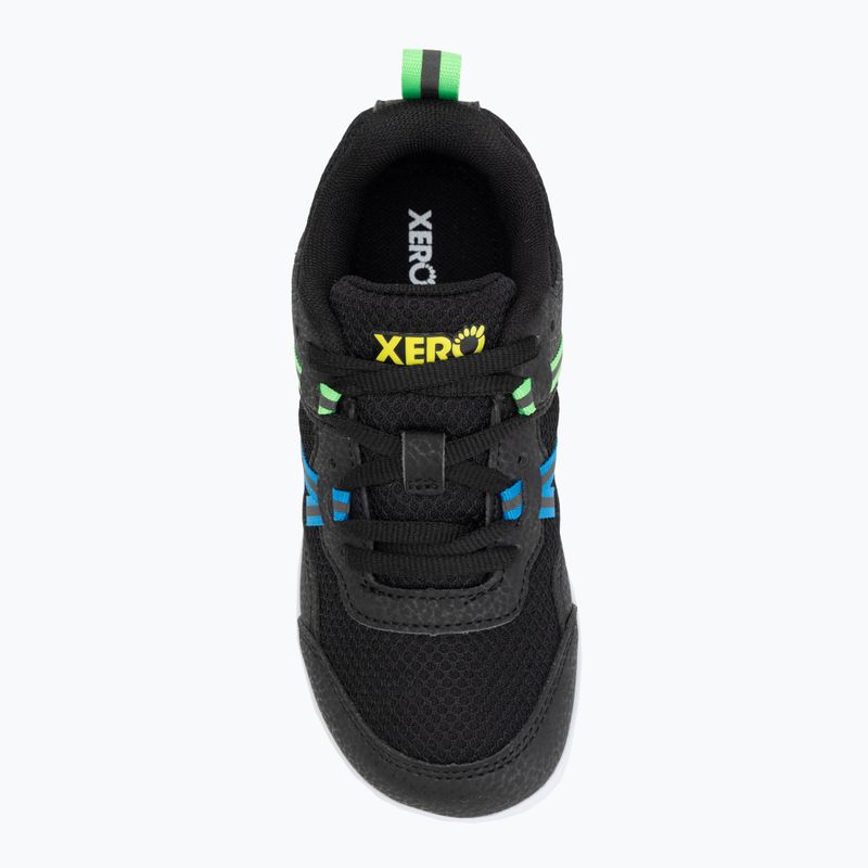 Xero Shoes детски обувки за боси крака Prio black/ lime 5