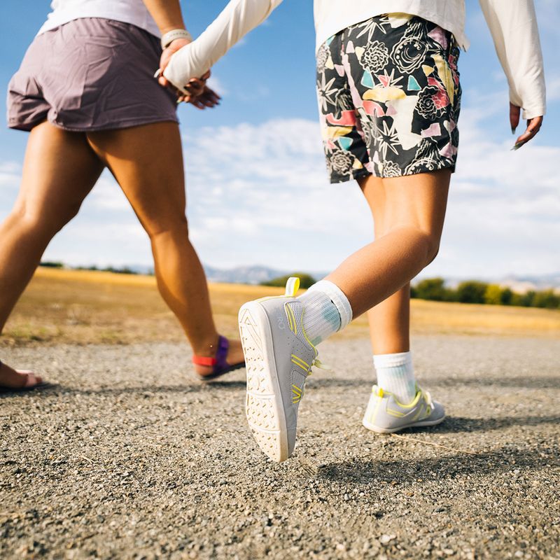 Детски обувки barefoot Xero Shoes Prio lunar rock/sunny lime 8