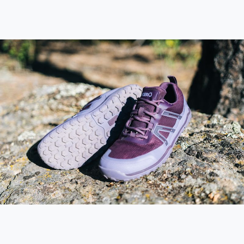 Дамски обувки barefoot Xero Shoes Scrambler Trail Low WP plum perfect/sage purple 14