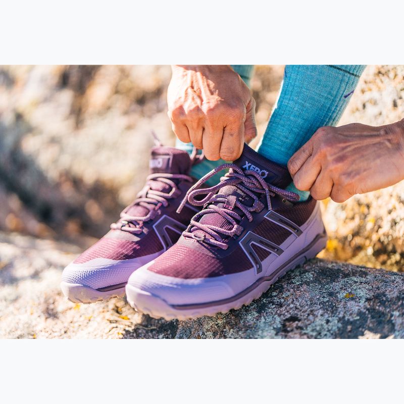 Дамски обувки barefoot Xero Shoes Scrambler Trail Low WP plum perfect/sage purple 15