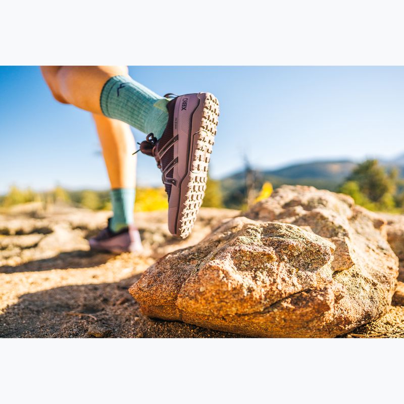 Дамски обувки barefoot Xero Shoes Scrambler Trail Low WP plum perfect/sage purple 17