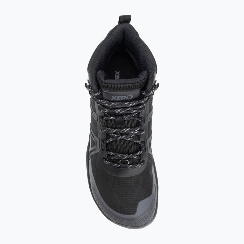 Мъжки barefoot обувки Xero Shoes Scrambler Trail Mid WP черен/асфалт 5