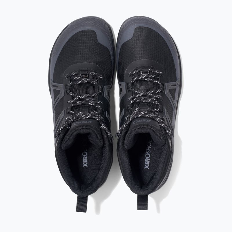 Мъжки barefoot обувки Xero Shoes Scrambler Trail Mid WP черен/асфалт 12