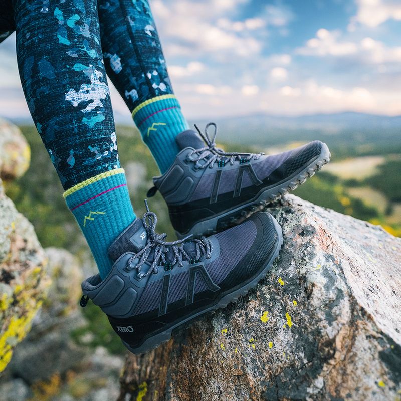 Дамски обувки barefoot Xero Shoes Scrambler Trail Mid Asphalt/Black 7