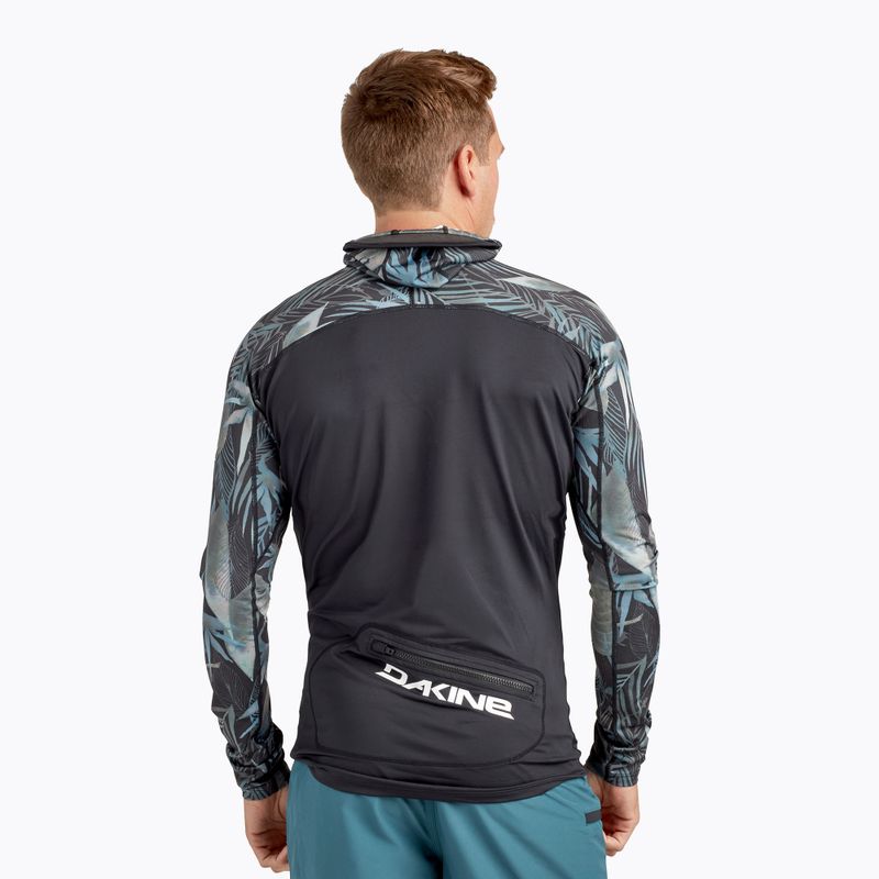 Dakine Hd Snug Fit Rashguard плувна блуза с качулка за мъже black/grey DKA363M0004 2
