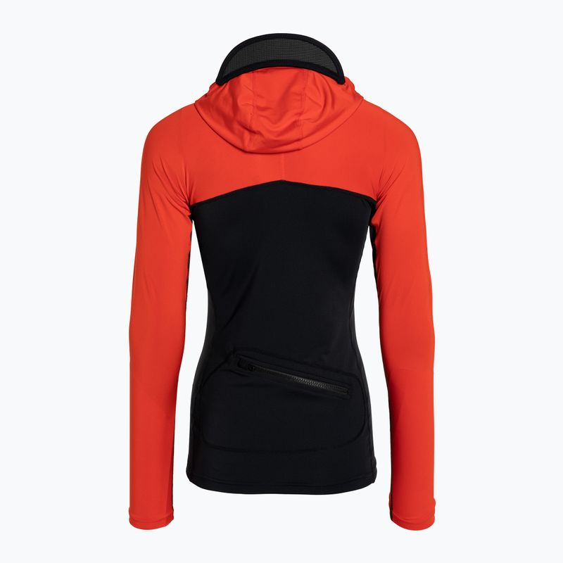 Дамска плувна блуза Dakine Hd Snug Fit Rashguard Hoodie black and red DKA333W0002 6