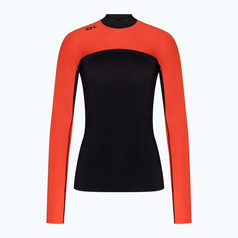 Дамска плувна блуза Dakine Hd Snug Fit Rashguard black and red DKA651W0008 3
