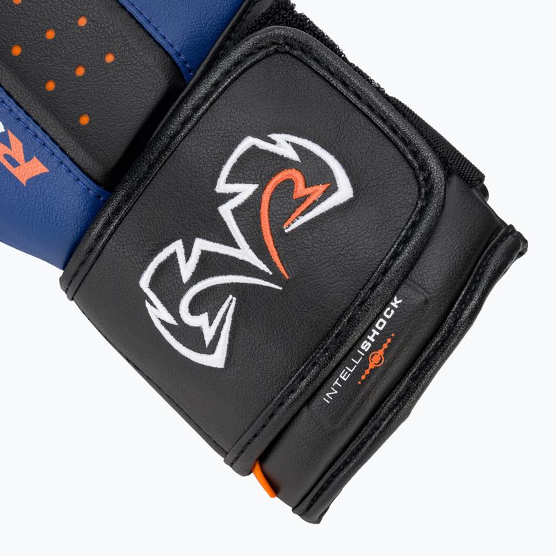 Боксови ръкавици Rival RB10 Intelli-Shock Bag черни/сини 6