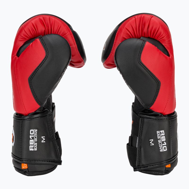 Боксови ръкавици Rival RB10 Intelli-Shock Bag черни/червени 4