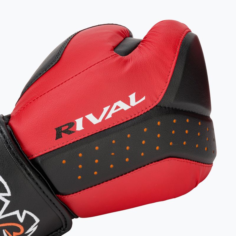 Боксови ръкавици Rival RB10 Intelli-Shock Bag черни/червени 5