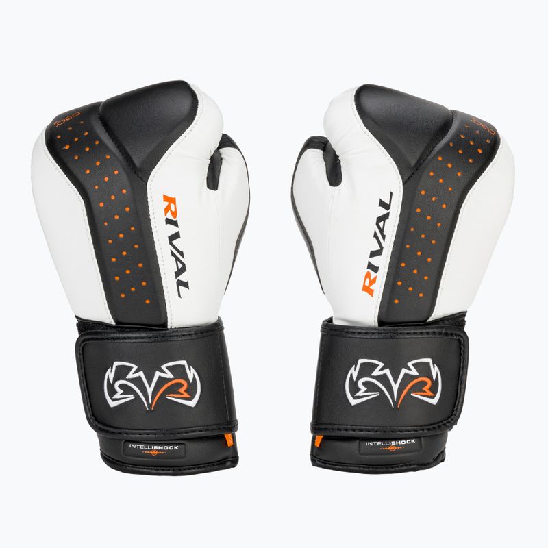 Боксови ръкавици Rival RB10 Intelli-Shock Bag черни/бели 2