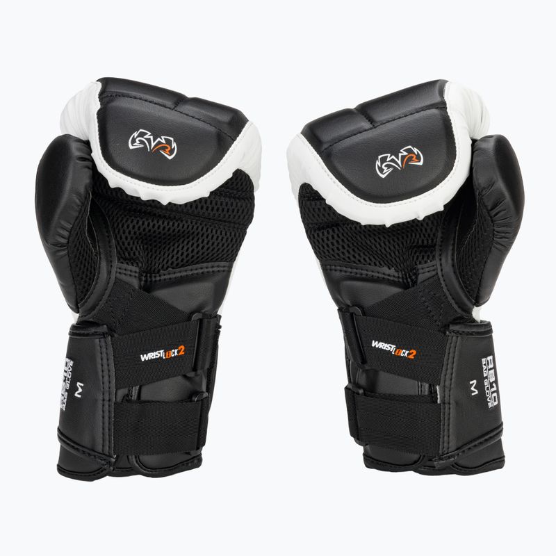 Боксови ръкавици Rival RB10 Intelli-Shock Bag черни/бели 3