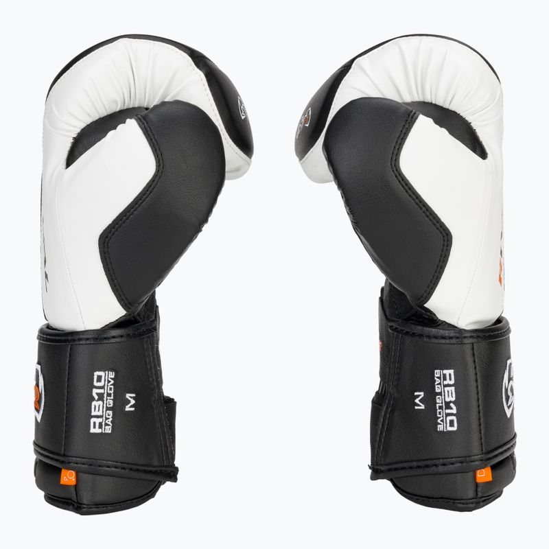 Боксови ръкавици Rival RB10 Intelli-Shock Bag черни/бели 4
