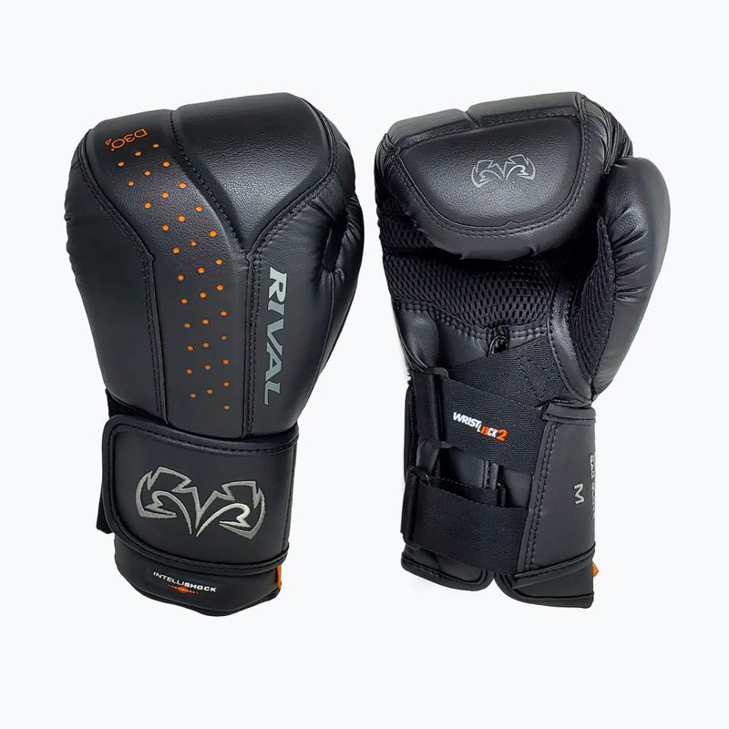 Rival RB10 боксови ръкавици Intelli-Shock Bag черни