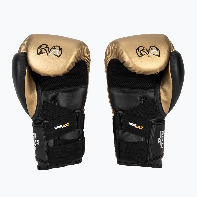 Боксови ръкавици Rival RB11 gold 3