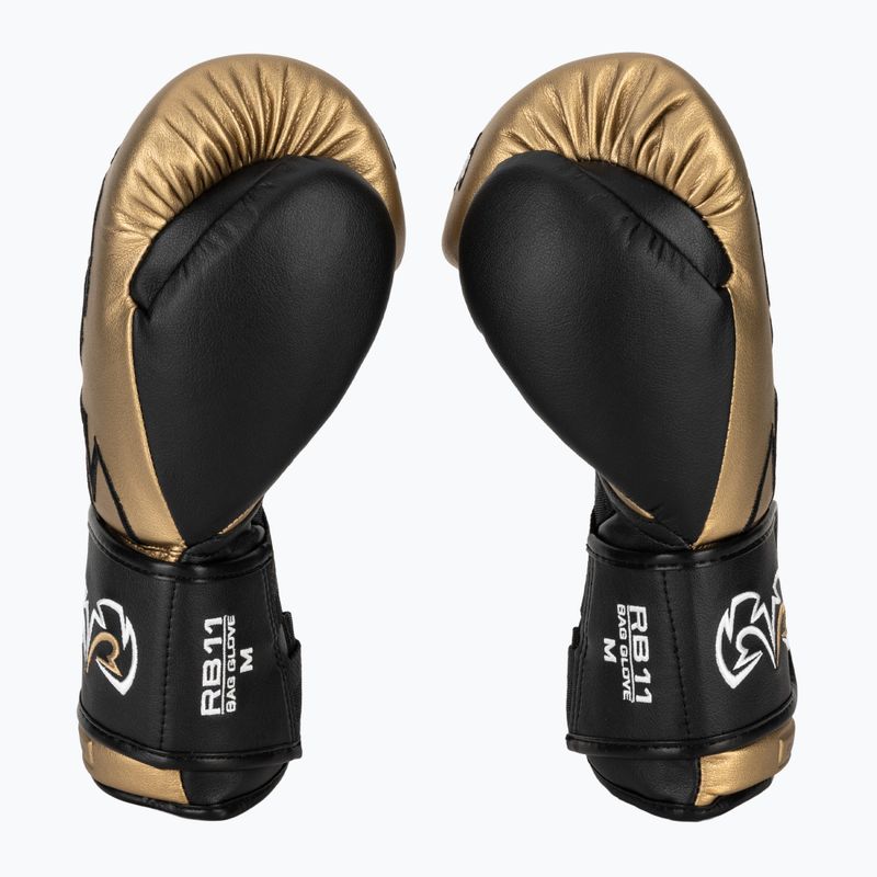 Боксови ръкавици Rival RB11 gold 4