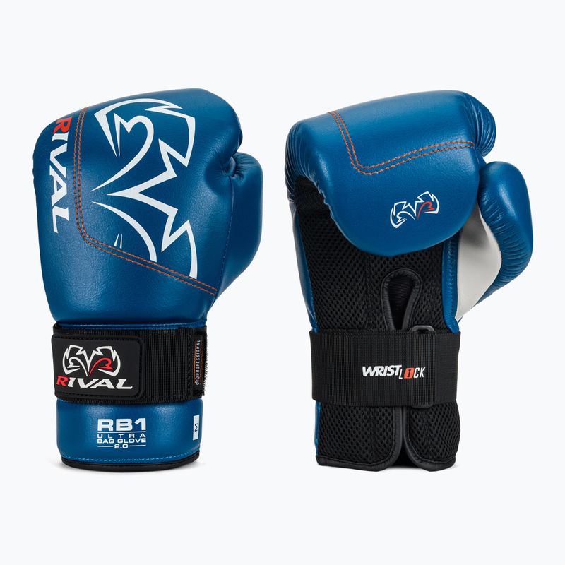 Боксови ръкавици Rival RB1 Ultra Bag 2.0 blue 2