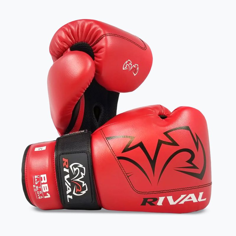 Боксови ръкавици Rival RB1 Ultra Bag 2.0 red