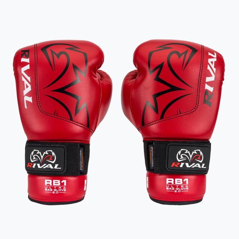 Боксови ръкавици Rival RB1 Ultra Bag 2.0 red 2