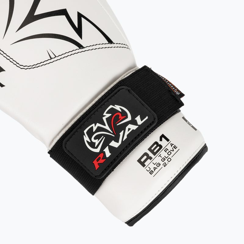 Боксови ръкавици Rival RB1 Ultra Bag 2.0 white 6