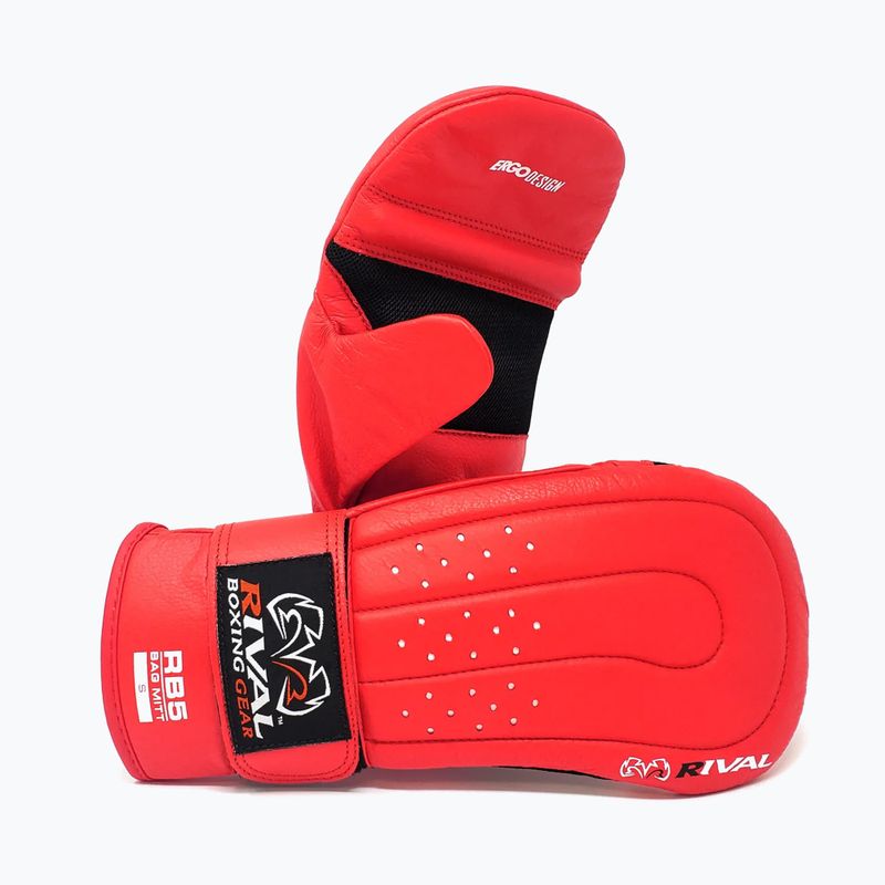 Rival RB5 Bag Mitts червени боксови ръкавици 2