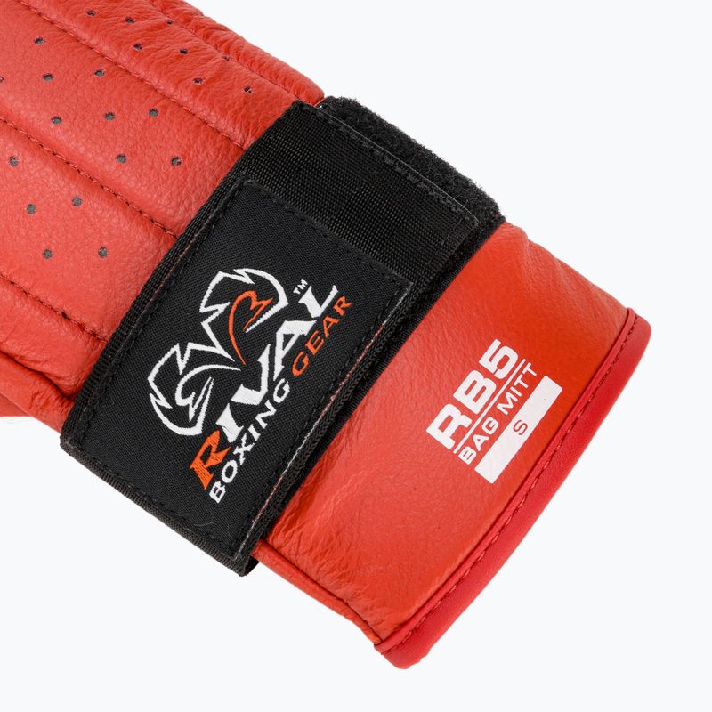 Rival RB5 Bag Mitts червени боксови ръкавици 6